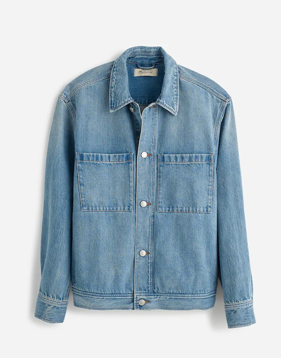 Denim Shirt-Jacket in Jamestown Wash | Madewell | Madewell