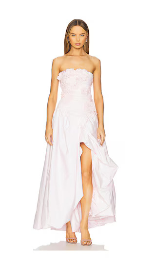 Splendour Flower Gown in Pastel Pink | Revolve Clothing (Global)