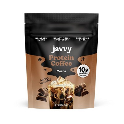 Javvy Mocha Protein Instant Iced Coffee - 9oz | Target