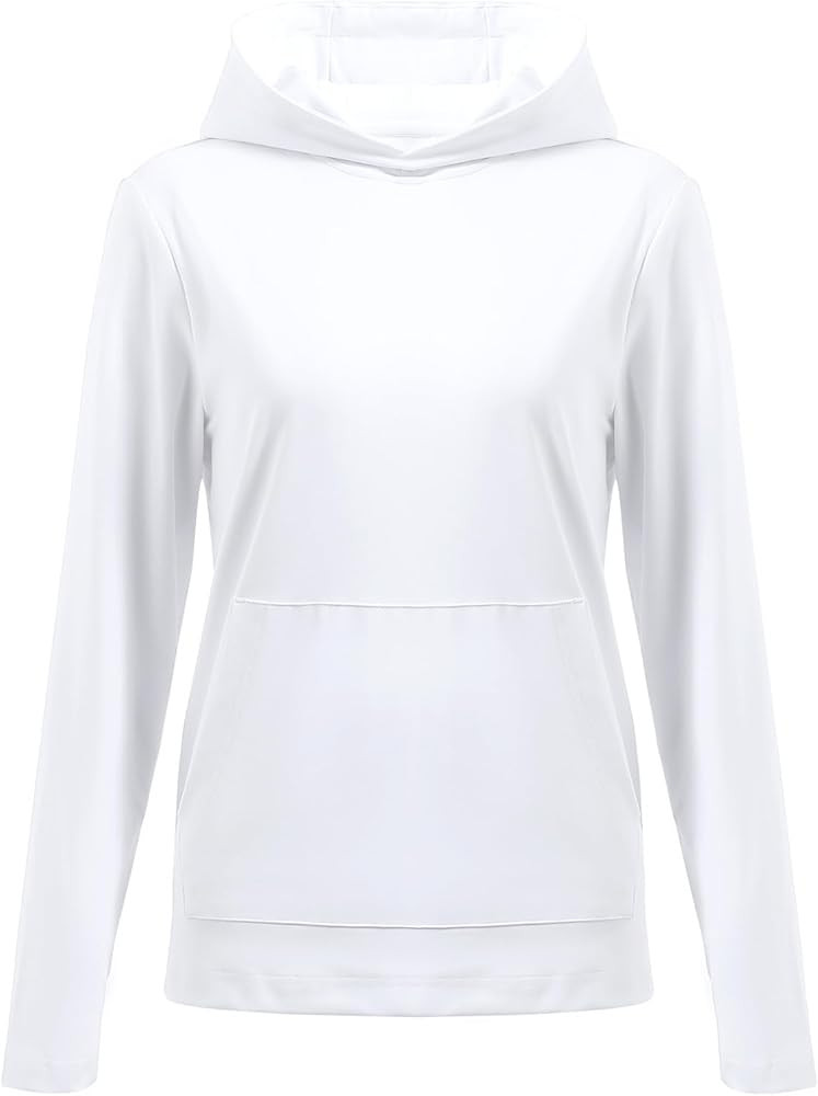 M MAELRE Hoodies for Women Golf Soft Long Sleeve Sweatshirts Plain Dry Fit Fall & Winter Midlayer... | Amazon (US)