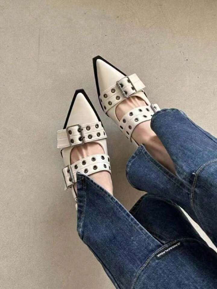 Mary Jane Pumps Chic And Vintage British Style High-Heeled Shoes, Matchable With Skirts, Fashiona... | SHEIN