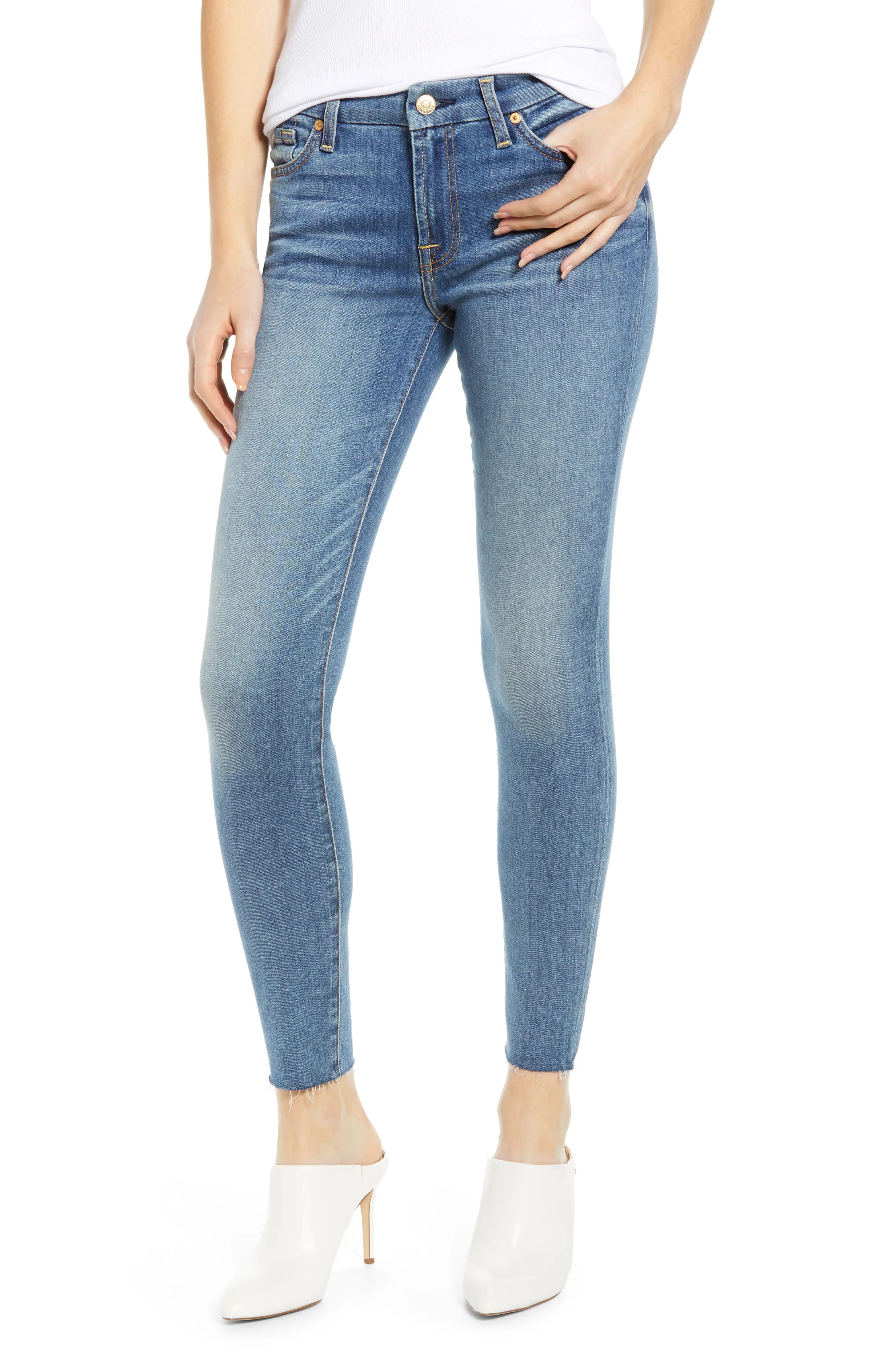 Raw Hem Ankle Skinny Jeans | Nordstrom