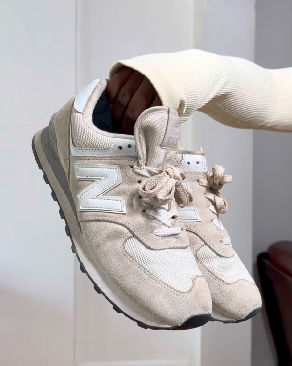 New Balance 574, size up as they run small

#LTKstyletip #LTKplussize #LTKfitness