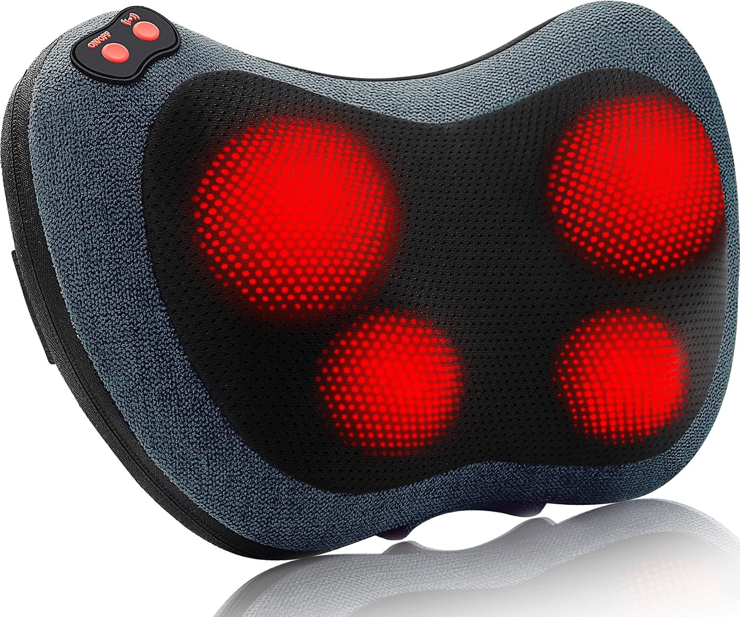 Papillon Back Massager with Heat,Shiatsu Pillow for Body Pain Relief Blue | Amazon (US)