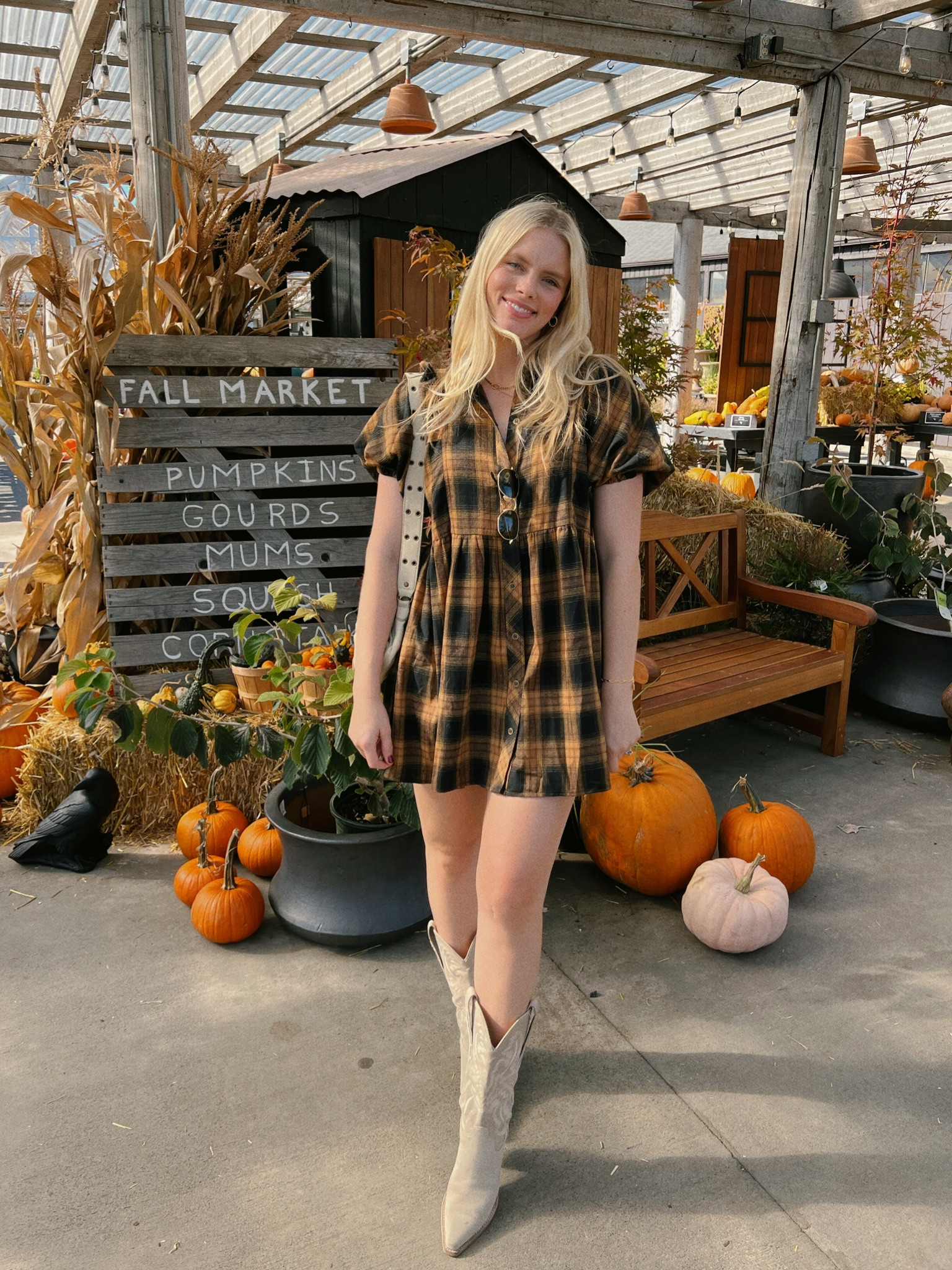 My exact dress is on waitlist but I’ll link a few similar! Runs a tad short, wearing a large 

#falldresses #fallplaid #fallstyle #reddress 

#LTKfindsunder100 #LTKfindsunder50 #LTKSeasonal