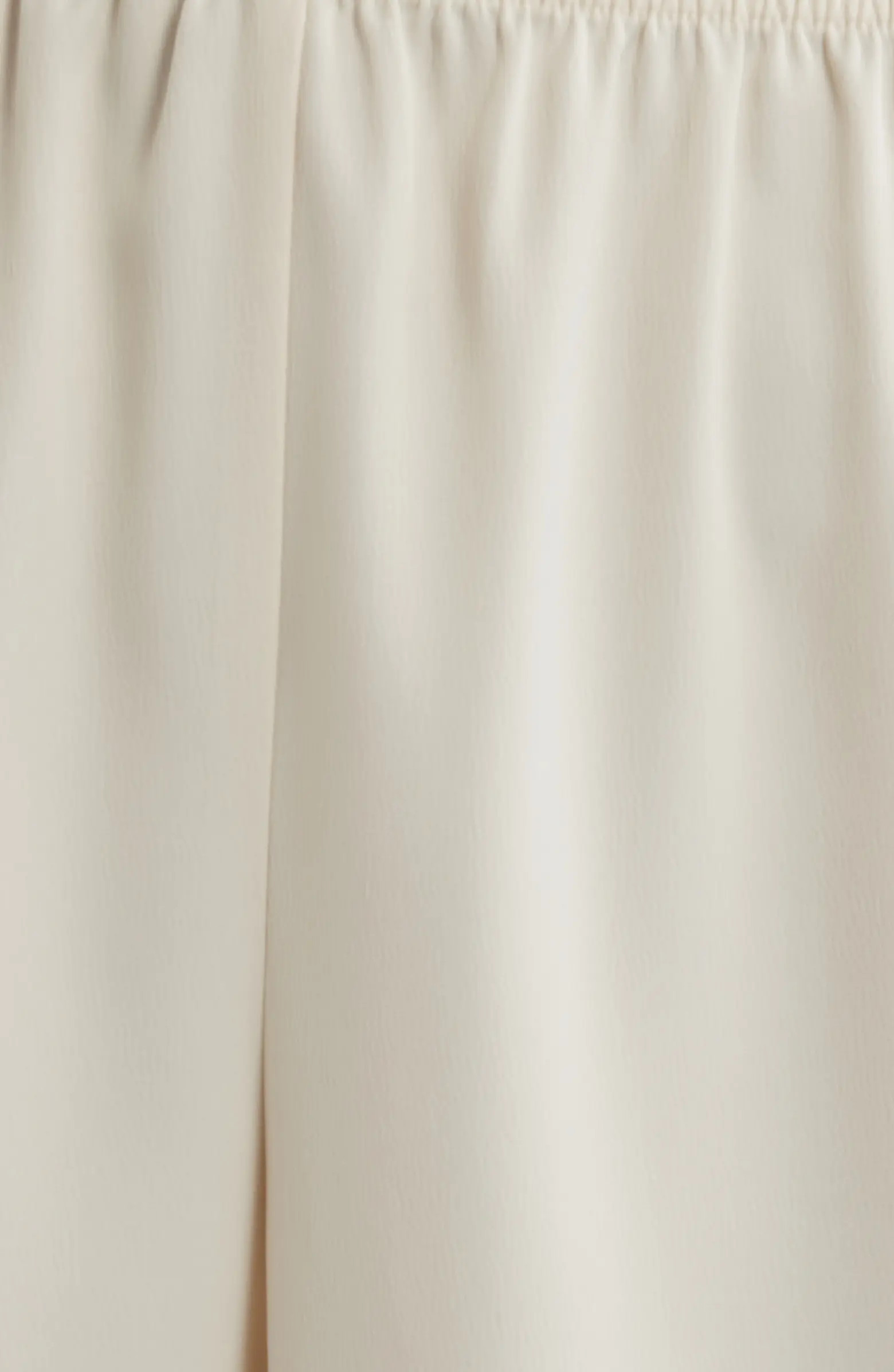 Lace Trim Satin Pants | Nordstrom