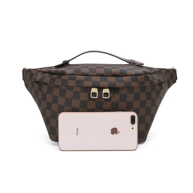 Miss Checker Fanny Pack Checkered Waist Bag Men Women Crossbody Waistpack, Shoulder Bag, Sling,Fa... | Walmart (US)