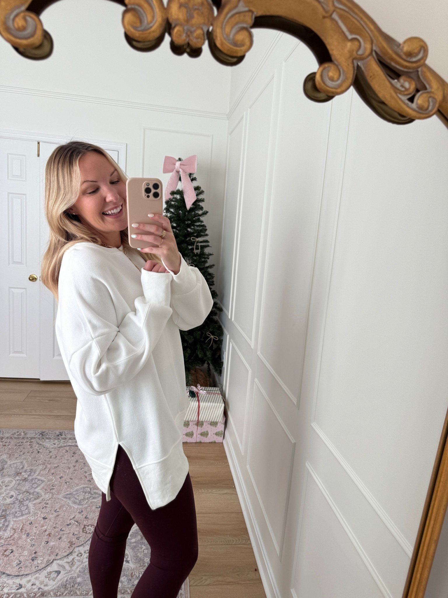 Oversized sweater and leggings is what I’m living in these days! 

#LTKMidsize #LTKFindsUnder100 #LTKSeasonal