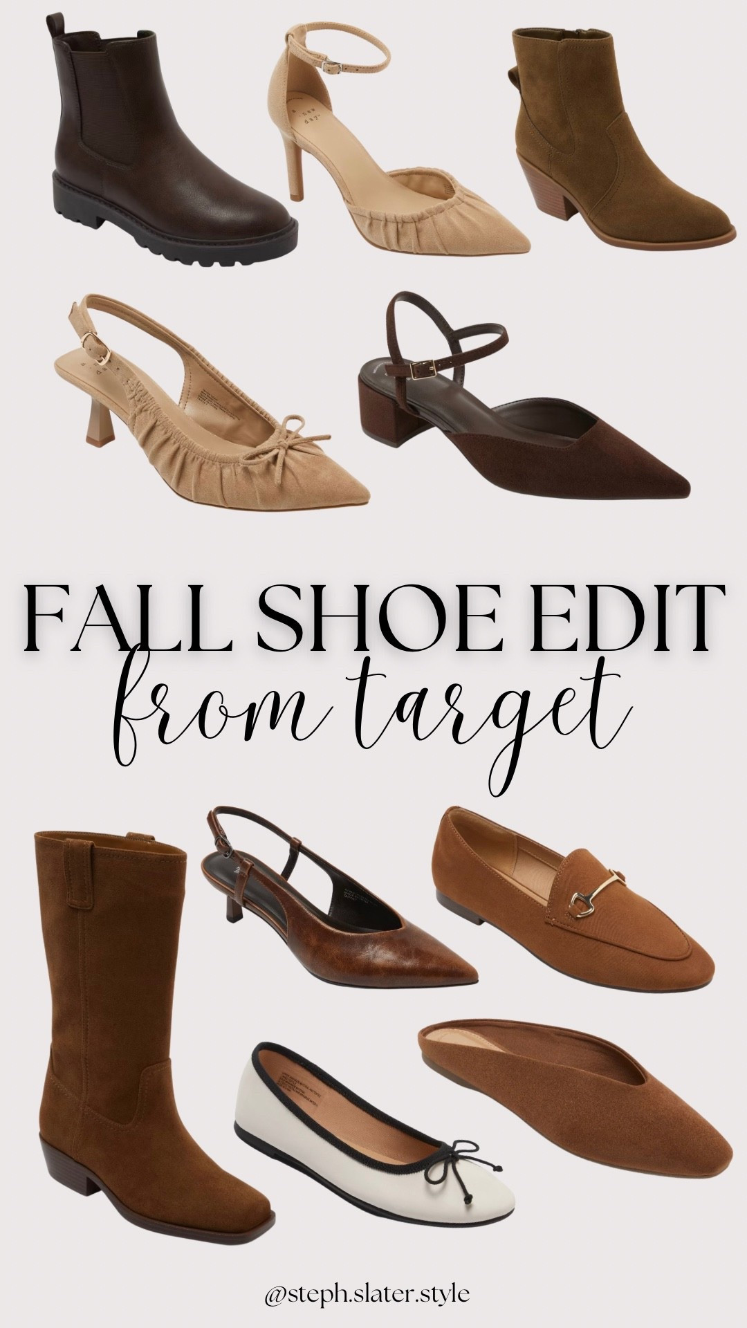 New fall shoes from Target.

#LTKSeasonal #LTKWorkwear #LTKOver40