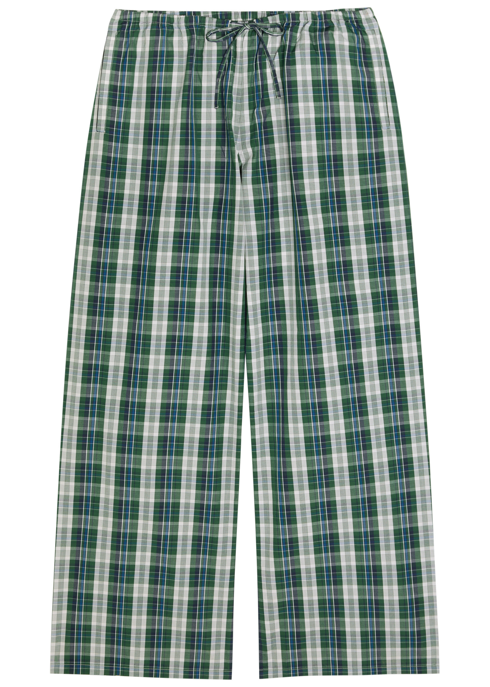 Pan checked cotton-poplin trousers | Harvey Nichols
