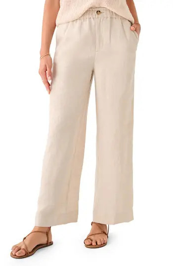 Faherty Monterey Linen Pants in Flax at Nordstrom Rack, Size Large | Nordstrom Rack
