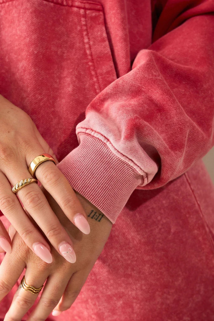 Vitality Homebody Women's Hoodie - Hot Pepper Washed | Vitality