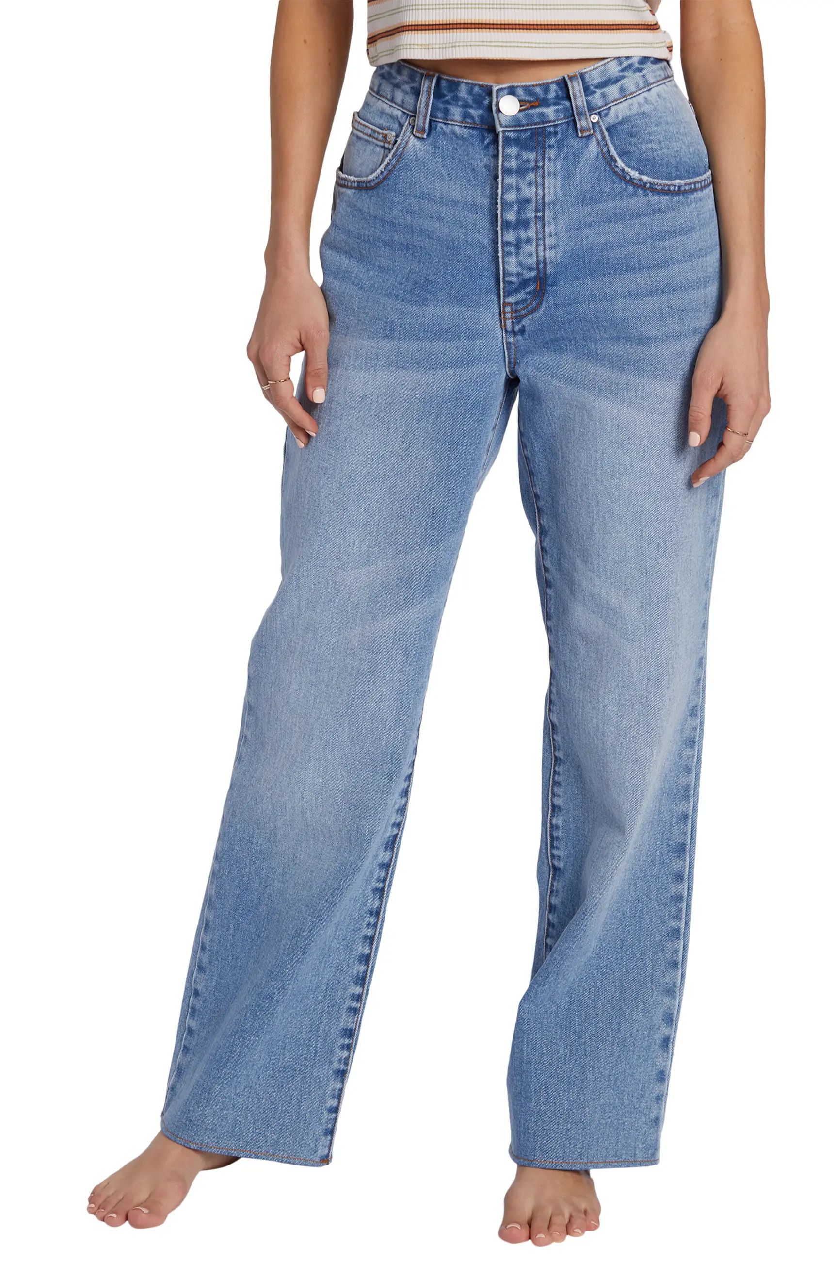 Billabong Rachel Low Rise Wide Leg Jeans | Nordstrom | Nordstrom