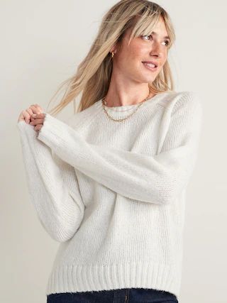 Cozy Shaker-Stitch Pullover Sweater for Women | Old Navy (US)