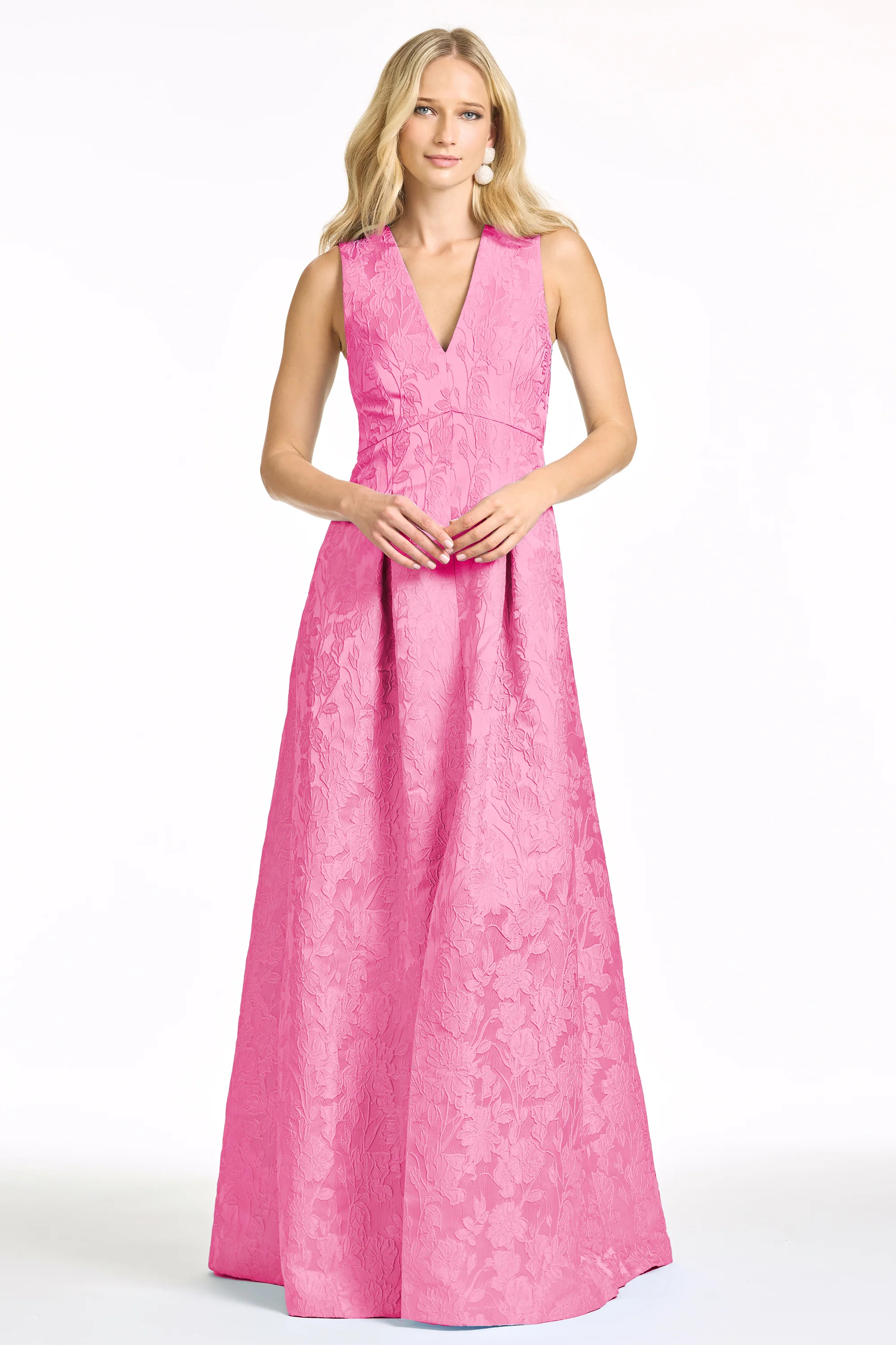 BROOKLYNNE GOWN - ROSE PINK | Sachin and Babi
