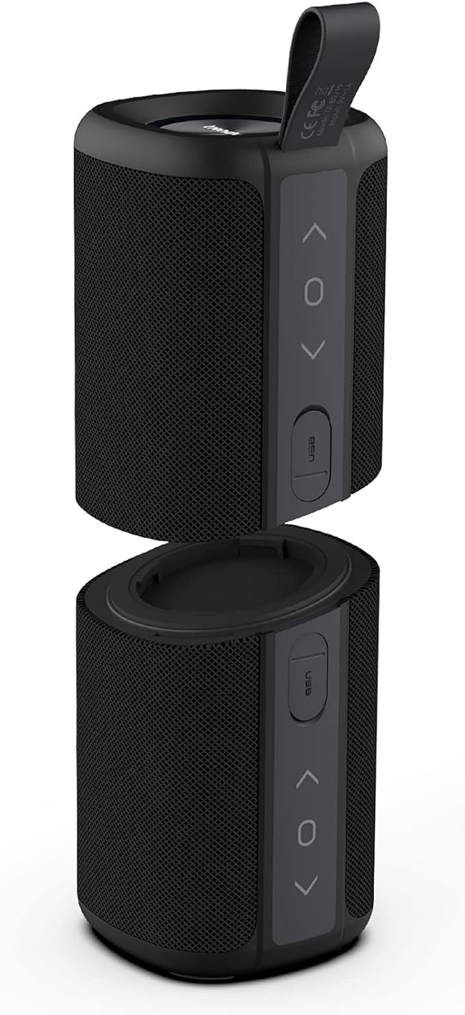 Kove Commuter 2 - Black Bluetooth Speakers, Portable, Wireless with HD Louder Volume, Deep Bass S... | Amazon (US)