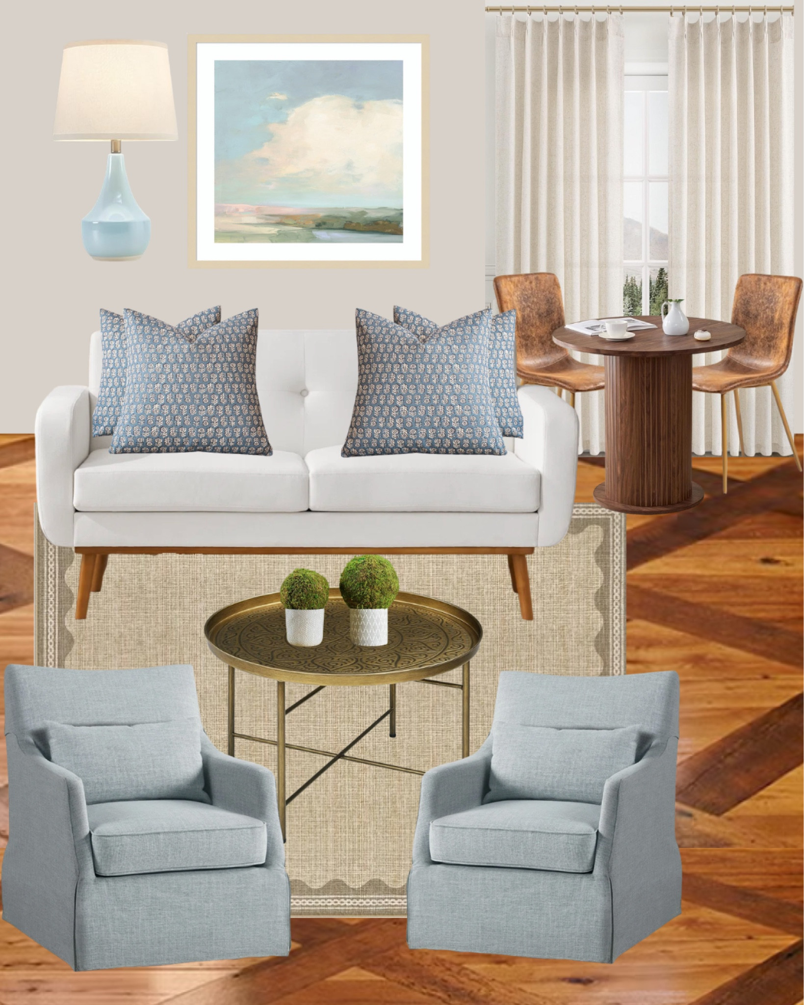 A new family room in time for the holidays all for under $1,500? Yes please! 

#LTKfindsunder100 #LTKfindsunder50 #LTKhome