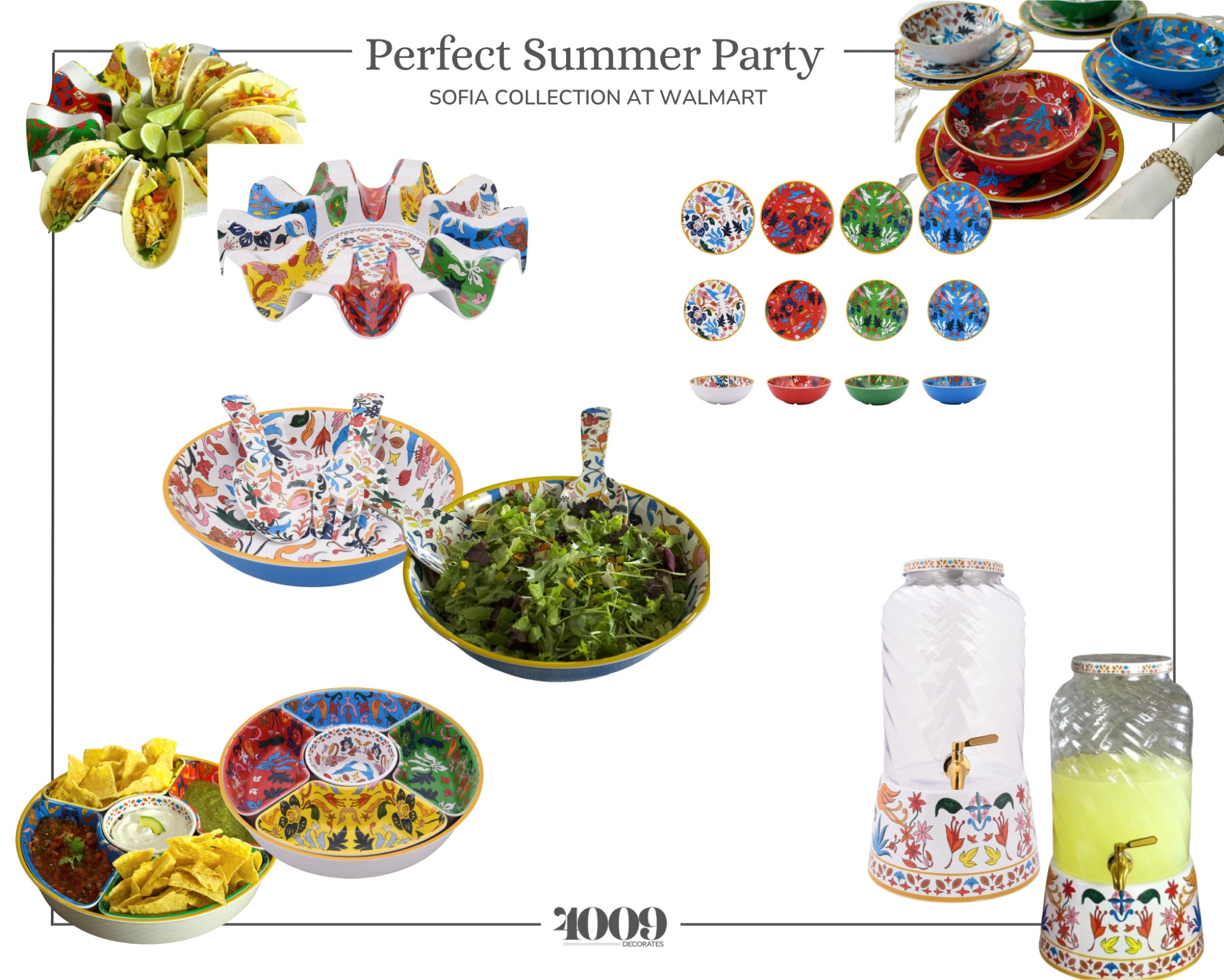Adorable summer fiesta or party essentials from the Sofia Vergara Collection at Walmart!

Taco tray, tacos, party ware, salad bowl, drink dispenser, plates, bowls

#LTKhome #LTKSeasonal #LTKFind