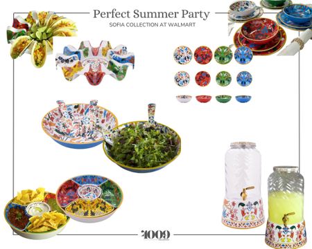 Adorable summer fiesta or party essentials from the Sofia Vergara Collection at Walmart!

Taco tray, tacos, party ware, salad bowl, drink dispenser, plates, bowls

#LTKhome #LTKSeasonal #LTKFind