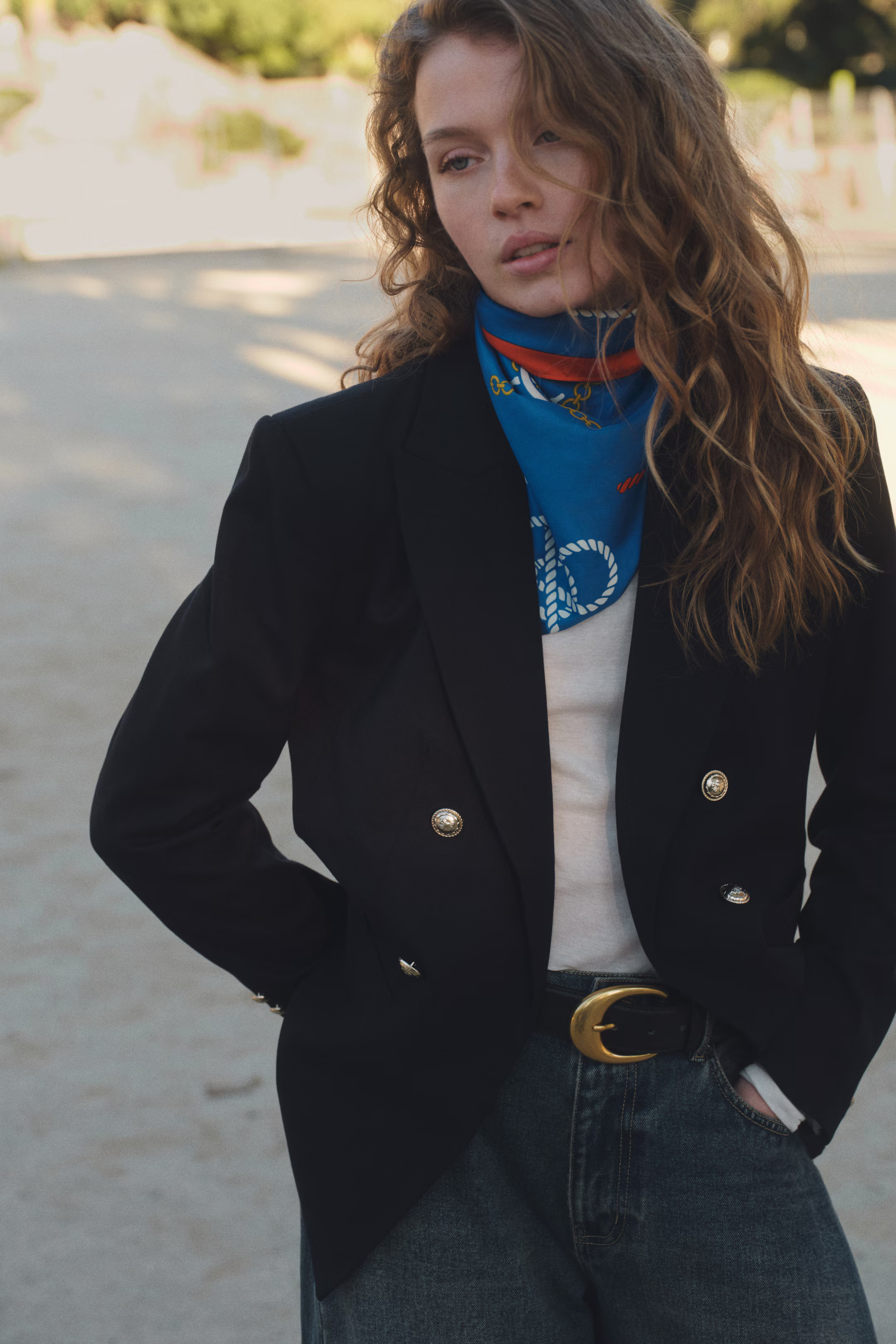 Double-breasted blazer | H&M (DE, AT, CH, NL, FI)