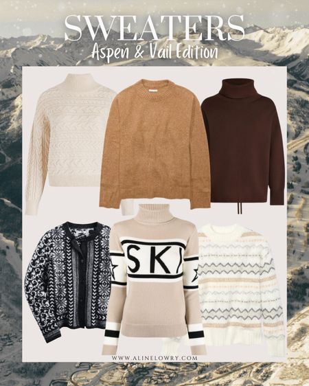Winter Sweaters (great for layering)
Aspen & Vail Trip🌨️
Ski Sweater, Jacquard Sweater, and Amazon sweater.
Love the quality of everything.

#LTKstyletip #LTKSeasonal #LTKtravel