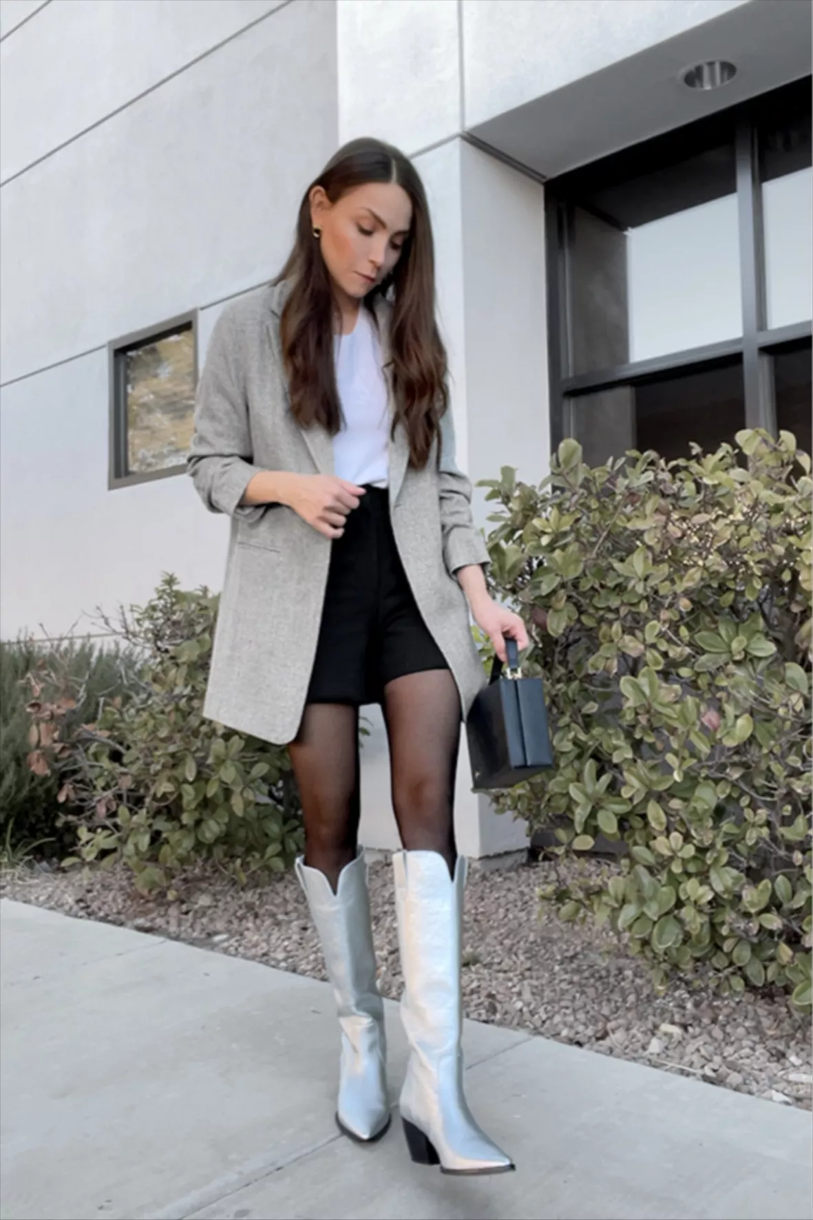 The blazer + maxi skirt combo is perfect for a fall workwear look 🖤 Click  the link in our bio to shop now in @styleidealist's LTK /
