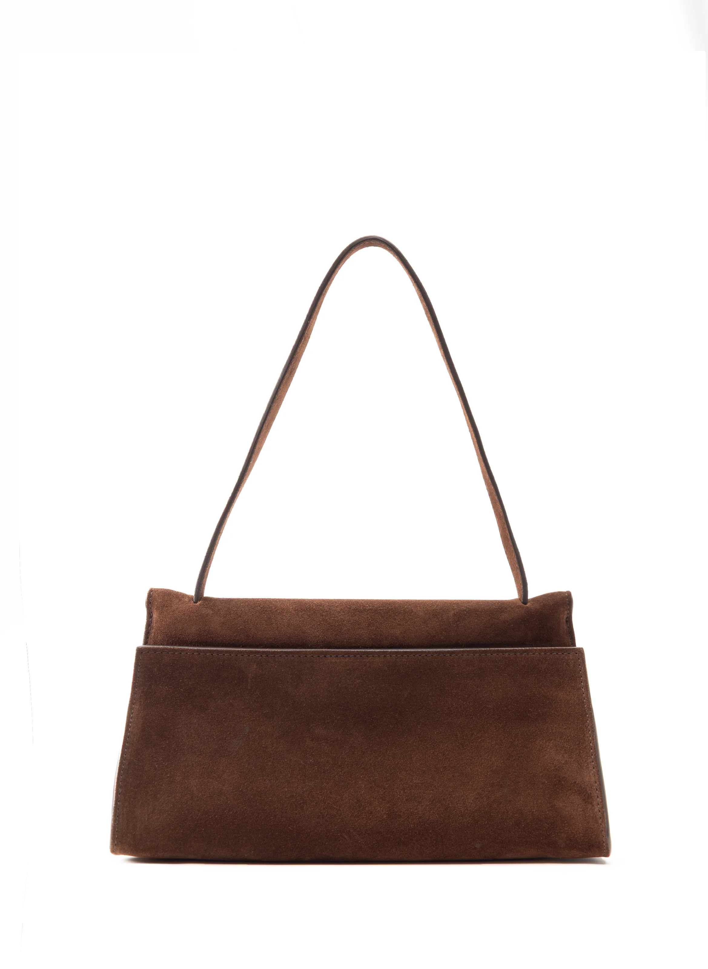 Long Papillon Suede Brownie - French Shoulder Bags - Elleme | Elleme