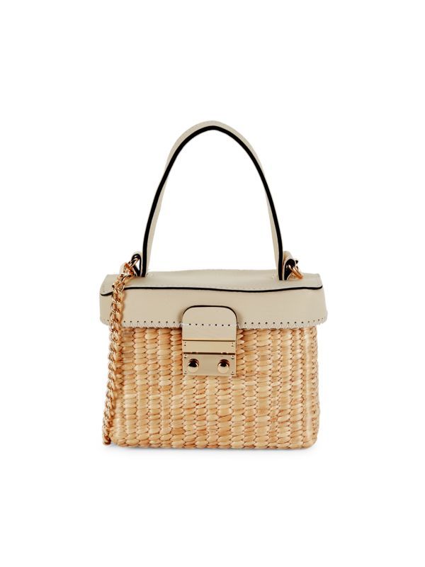 Laurel Seagrass & Vegan Leather Shoulder Bag | Saks Fifth Avenue OFF 5TH