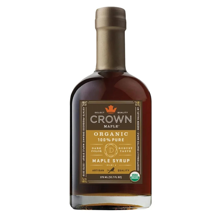 Crown Maple Organic 100% Pure Dark Color Robust Taste Maple Syrup 375ML | Walmart (US)