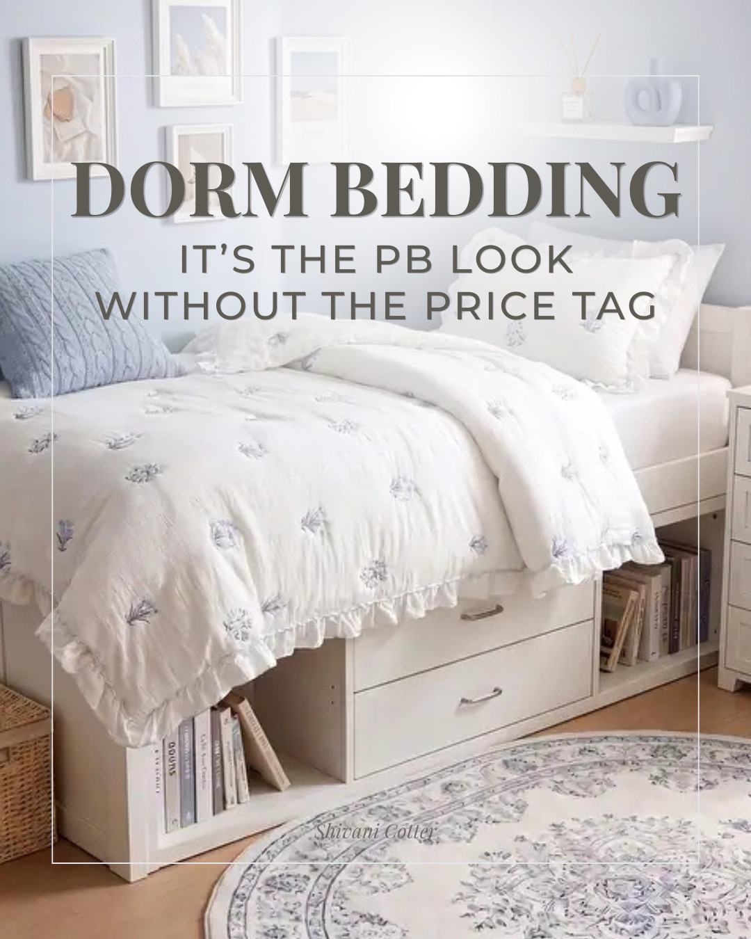 This dorm bedding set gives you that pretty Pottery Barn look without the price tag. Soft floral details, ruffle trim, and a Twin XL quilt plus sham for under $60. Such an easy way to make a dorm bed feel finished without spending a fortune.

Save this for dorm move in!

dorm bedding | Twin XL bedding | college dorm room | dorm room decor | dorm room must haves | affordable dorm bedding | Pottery Barn look for less | dorm decor finds | college move in | girls dorm room decor

#LTKHome