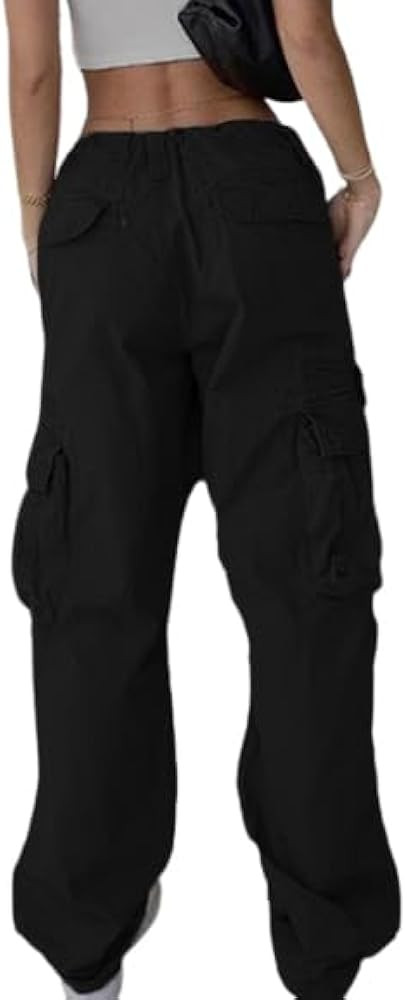 EMMIOL Cargo Pants for Women Y2K Clothing High Waisted Travel Tactical Streetwear Casual Pants wi... | Amazon (US)
