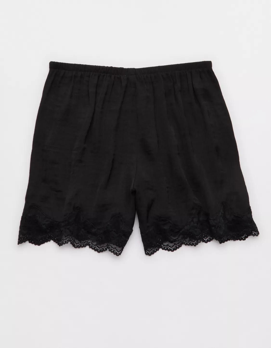 Aerie Night Out Satin Lace Boxer | Aerie