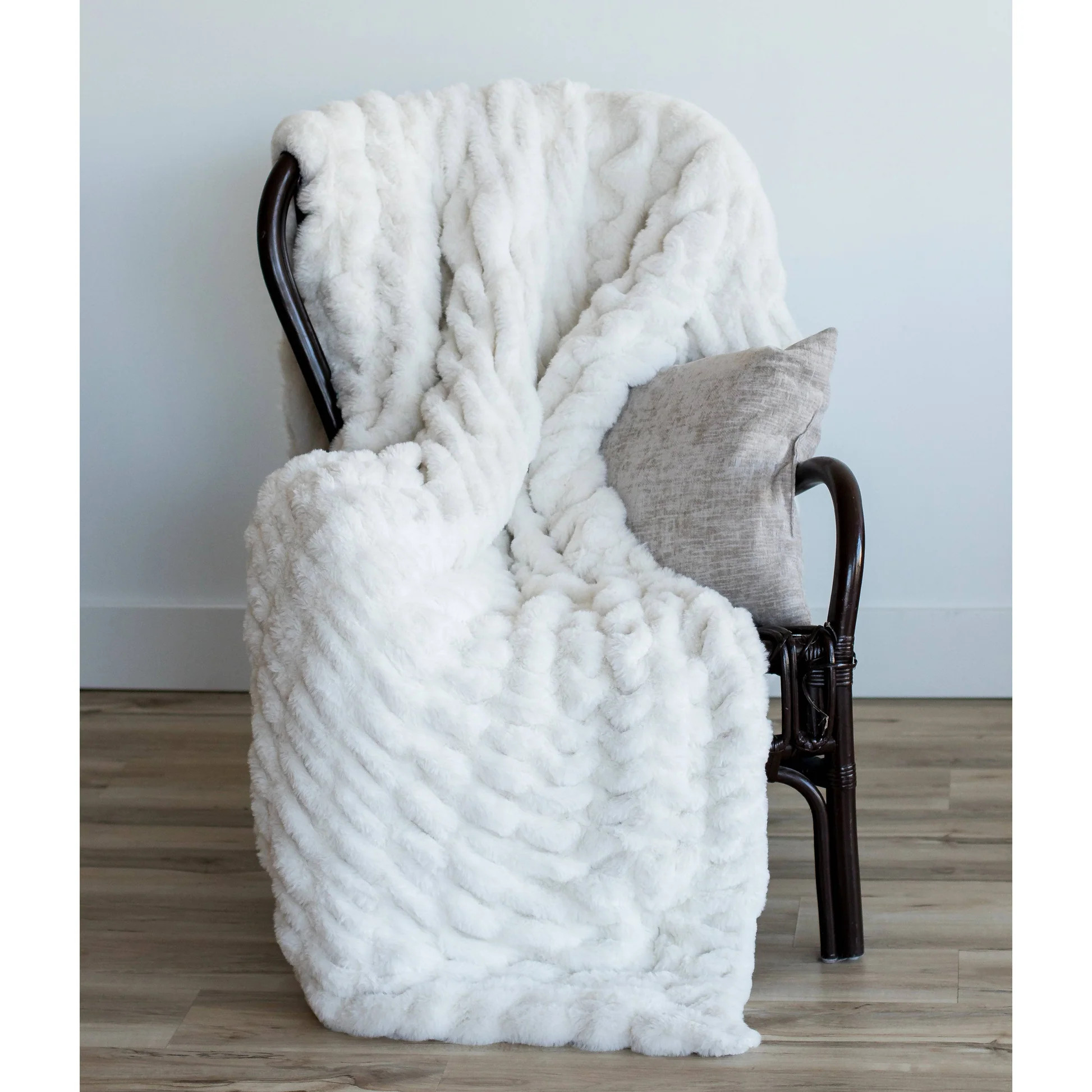 Polar Bear Minky Blanket – Fluffy White Luxury | Chic Collection by Minky Designs | Minky Designs