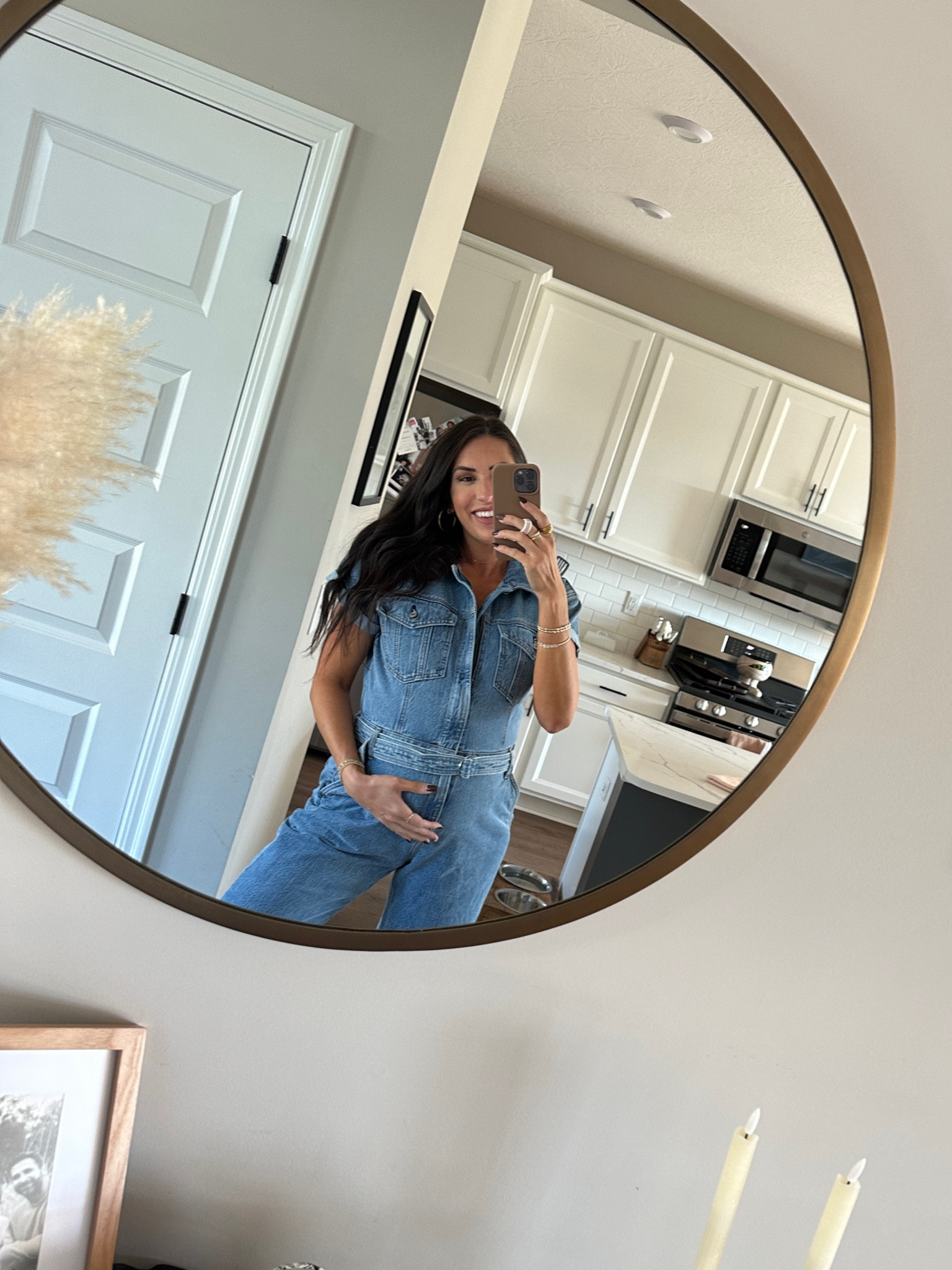 Today’s jumpsuit 
Denim jumpsuit
Abercrombie finds
Fall fashion
Size medium - should have gotten large for the bump
33 weeks pregnant 


#LTKbump #LTKfindsunder100 #LTKSeasonal