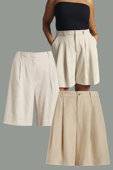 Summer pleated shorts