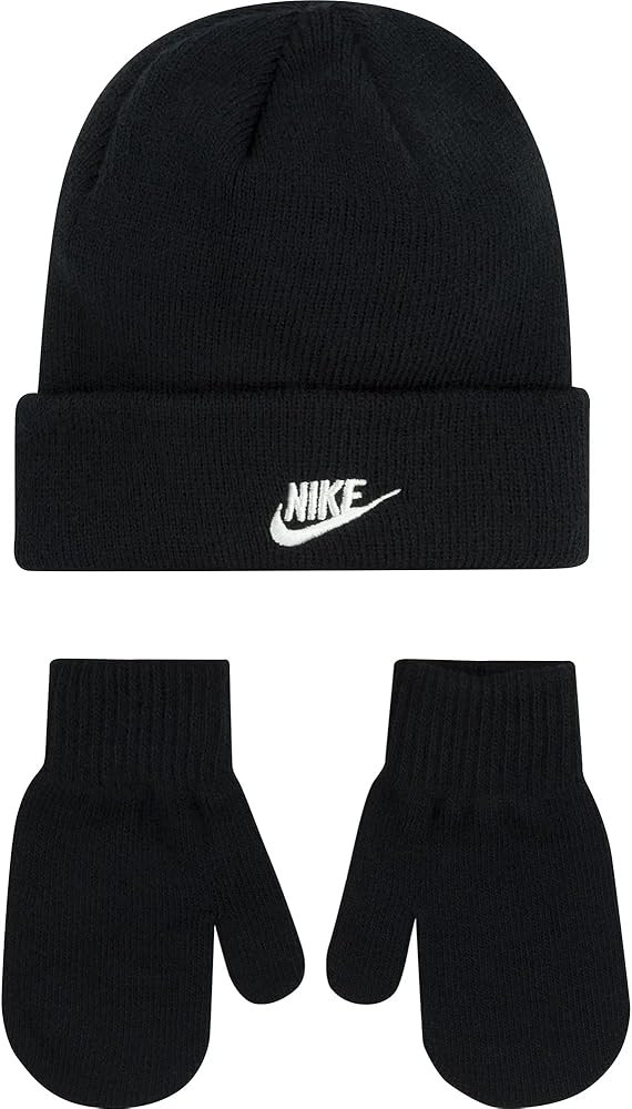 Amazon.com: Nike Baby Boys Beanie and Mittens 2 Piece Set (B(6A2961-023)/W, 12-24 Months): Clothi... | Amazon (US)