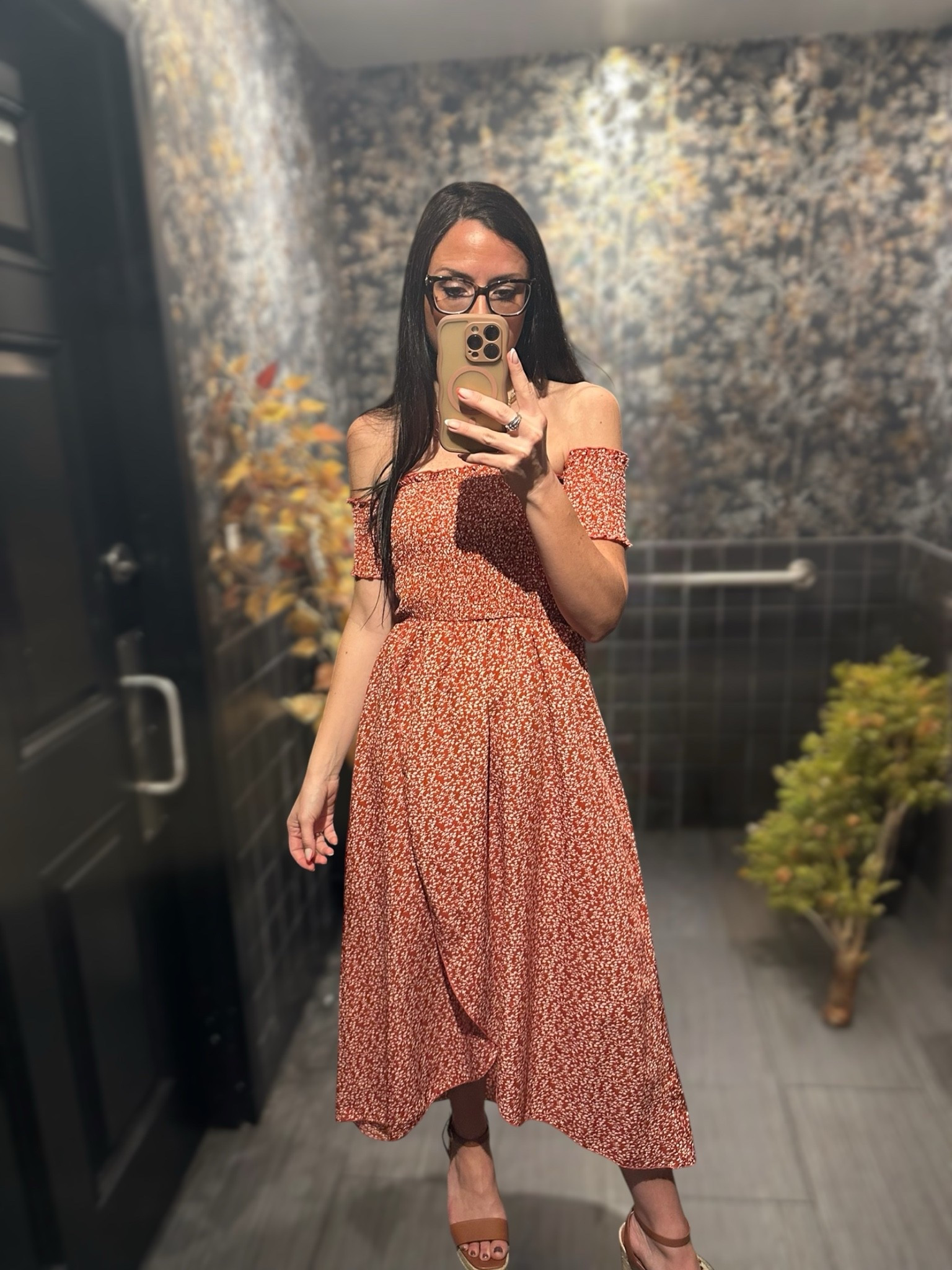 OOTD // Amazon flowy summer dress & dressy wedge sandals

#LTKootd #LTKgrwm #LTKMothersDay