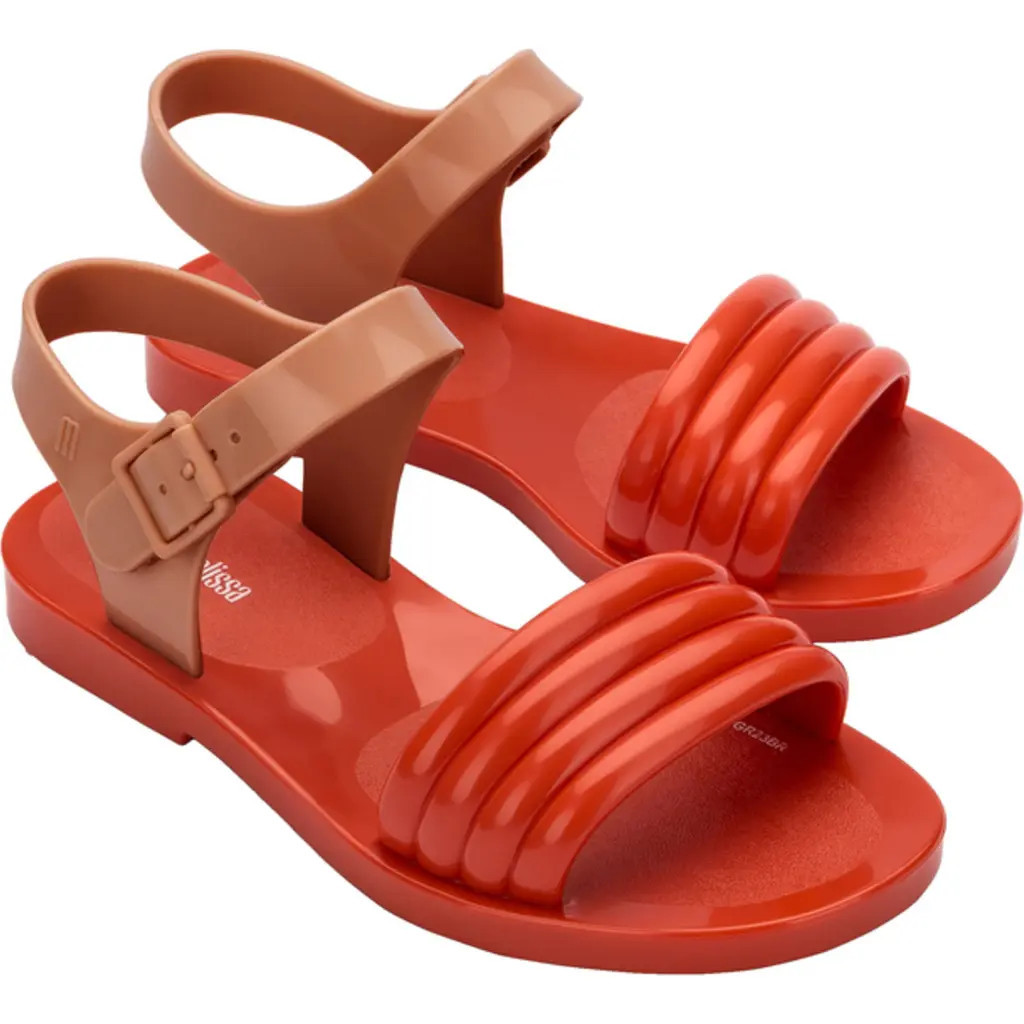 Melissa Kids' Mar Wave Sandal in Red/Beige at Nordstrom Rack, Size 2 M | Nordstrom Rack
