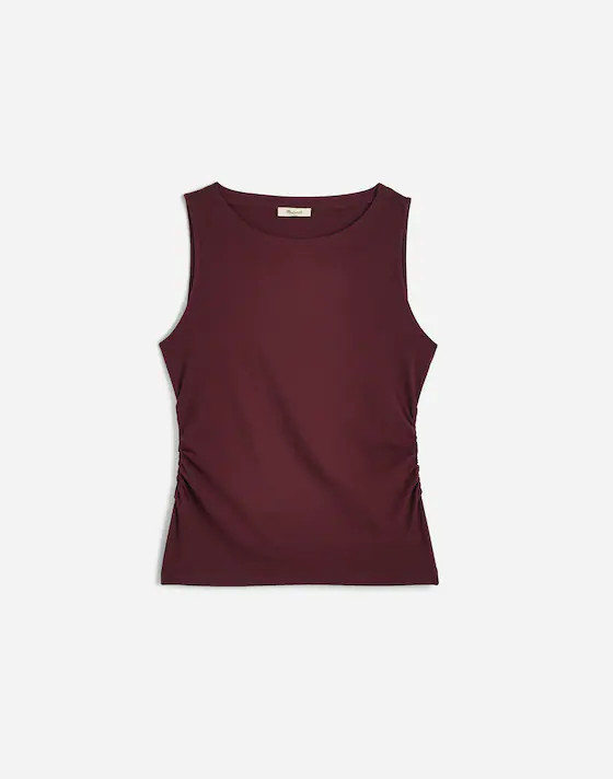 Cinched Crewneck Tank | Madewell