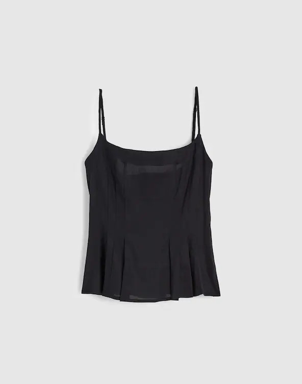 Darted Peplum Cami Top | Madewell