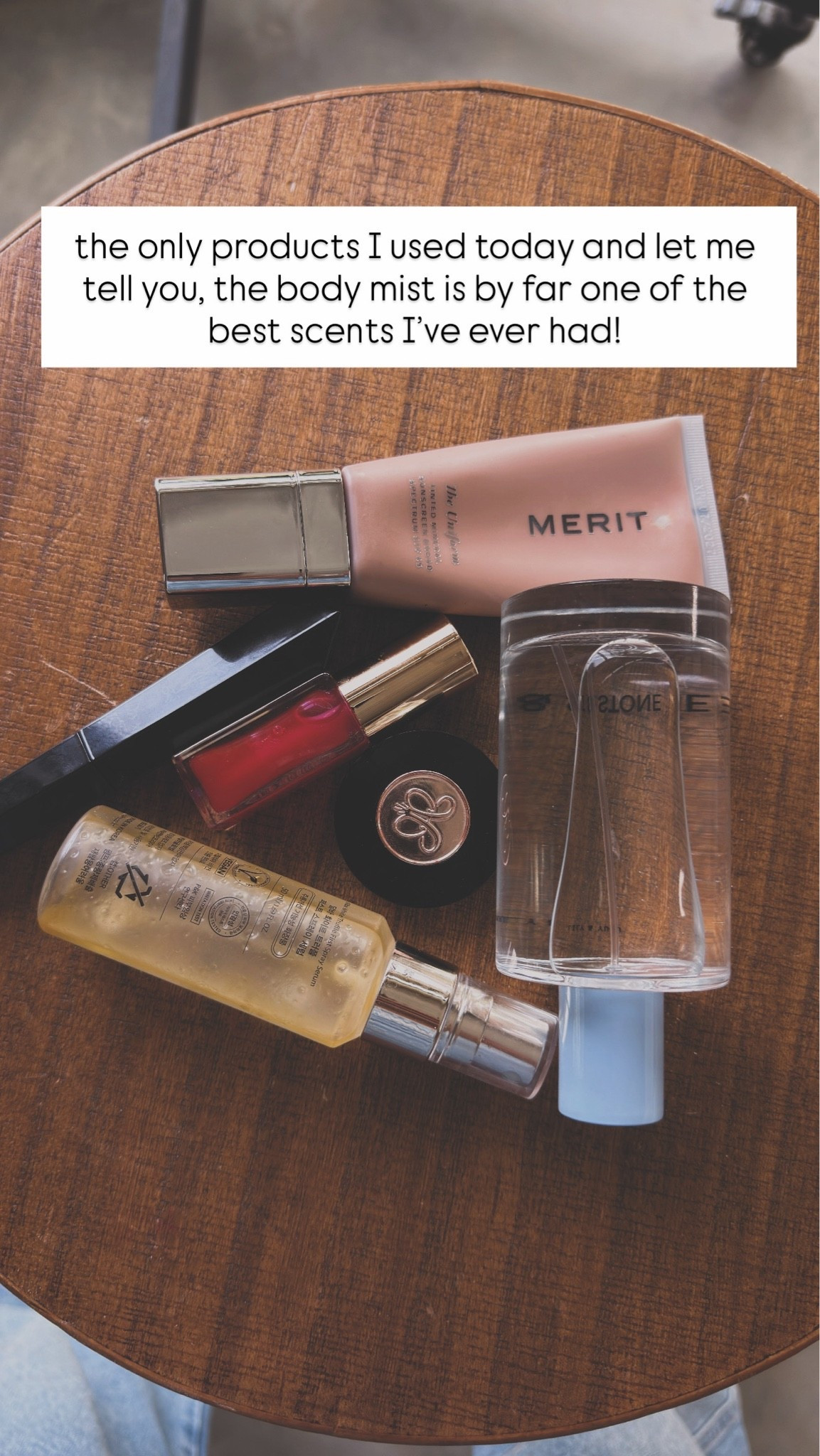 The @saltandstone body mist is so incredibly nice! I don’t like to over use the word obsessed, but I am definitely obsessed with this scent!! Try it!!

The @Merit tinted moisturizer goes on smooth, offers a soft coverage, and 45 spf!

#LTKstorytime #LTKOver40 #LTKSeasonal
