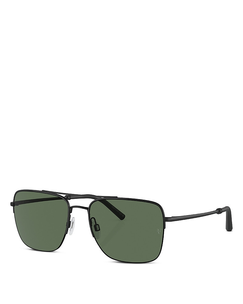 Oliver Peoples x Roger Federer R-2 Aviator Sunglasses, 56mm | Bloomingdale's (US)