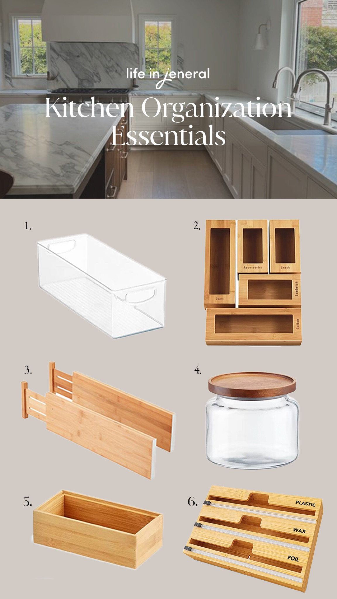 Kitchen Organization Essentials

#LTKHome