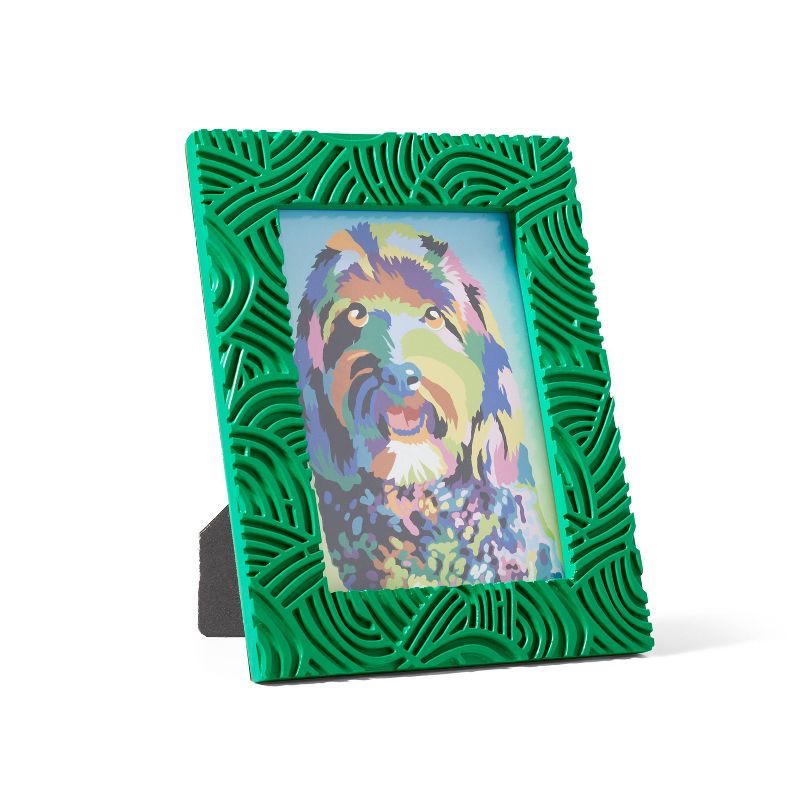 5&#34;x7&#34; Wave Textured Picture Frame Green - Tabitha Brown for Target | Target