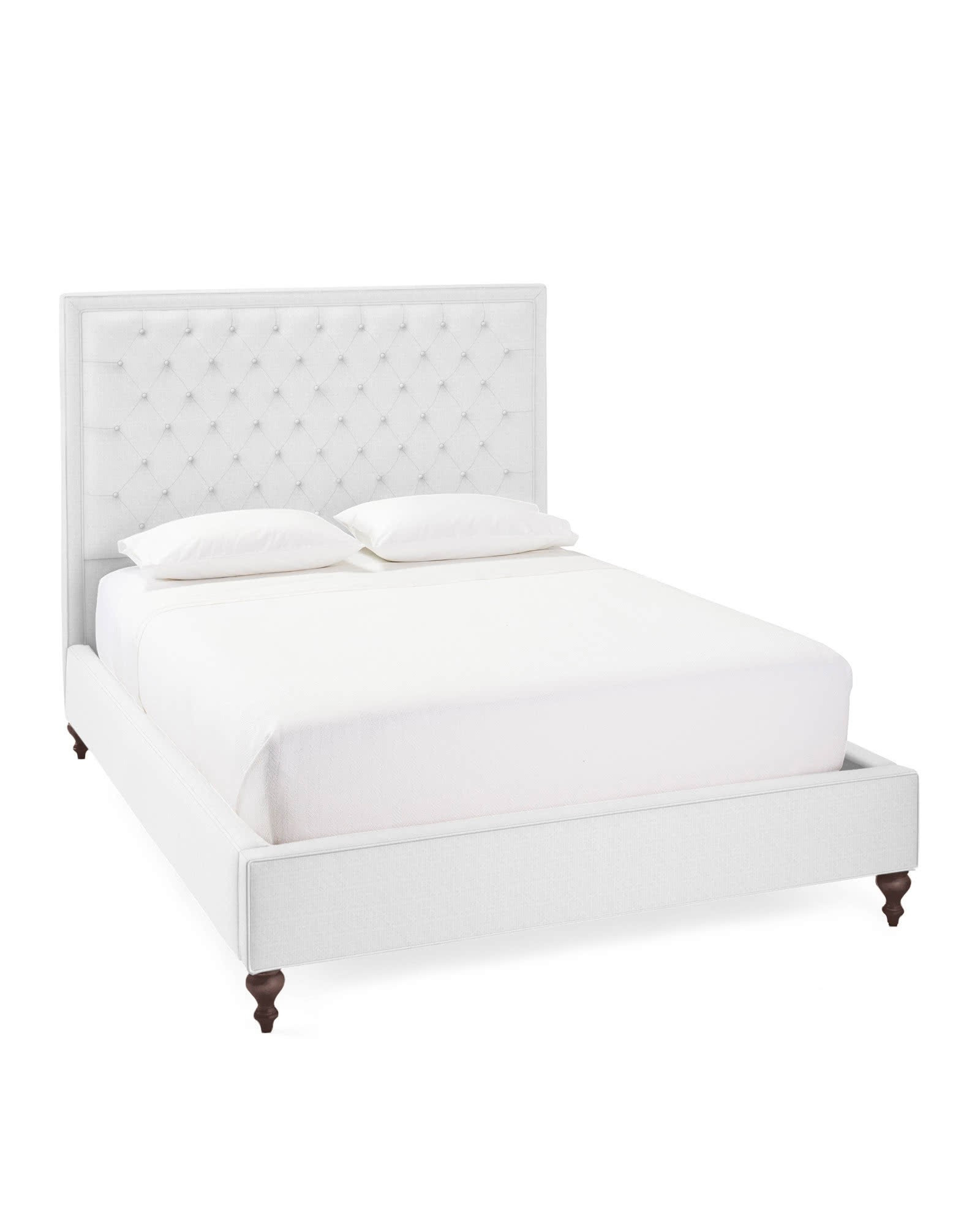 Tall Fulton Tufted Bed | Serena and Lily