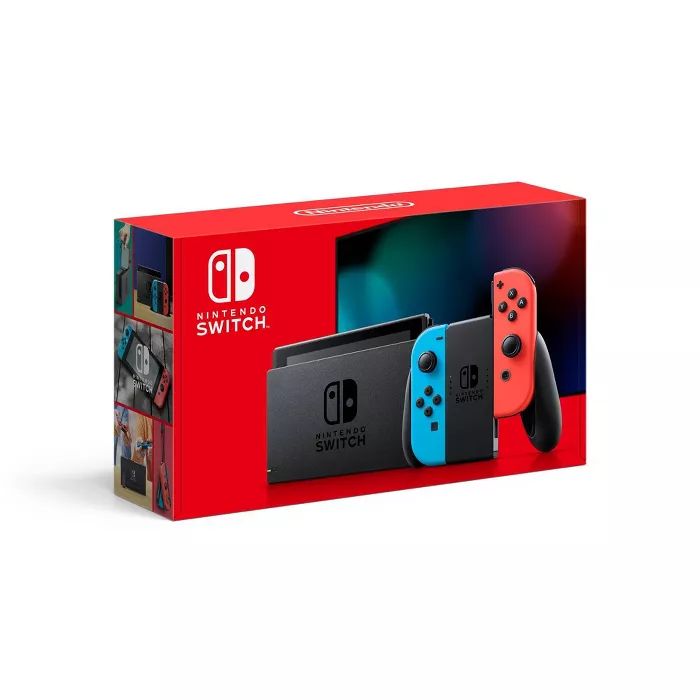 Nintendo Switch with Neon Blue and Neon Red Joy-Con | Target