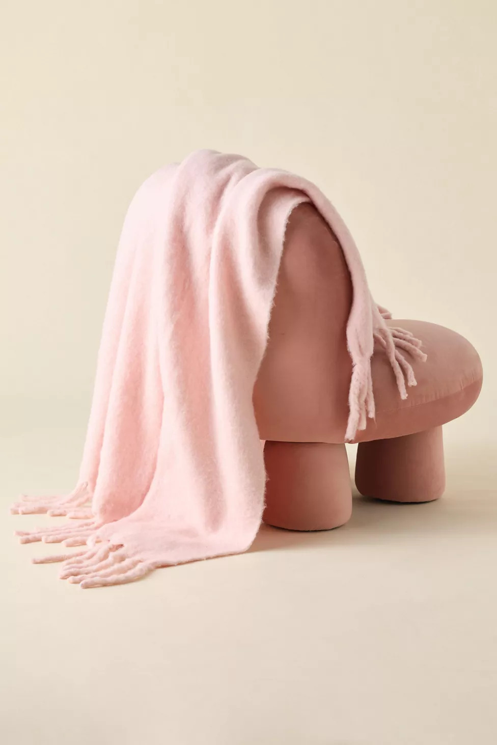 Monroe Faux Mohair Scarf Throw Blanket | Urban Outfitters (US and RoW)