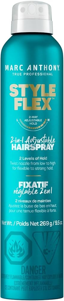 Marc Anthony Flexible to Extra Strong Hold Hair Spray, Style Flex 2-in-1 Adjustable Hairspray for... | Amazon (US)