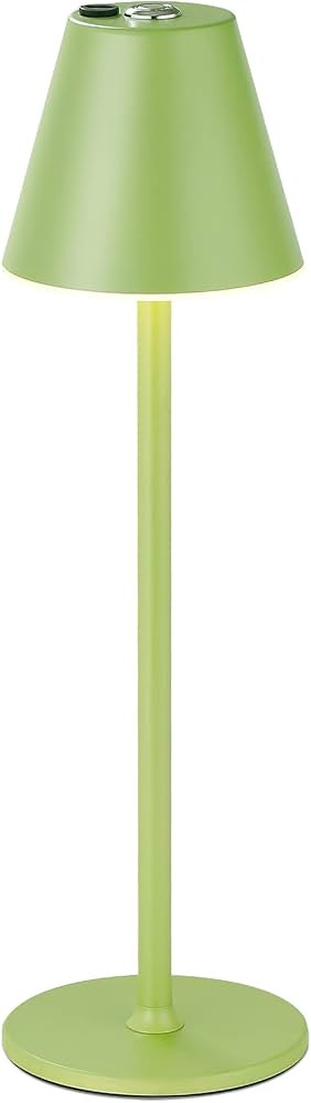Modern LED CordlessTable Lamp,4000mAh Rechargeable Battery Desk lamp,3 Level Brightness Night Lig... | Amazon (US)