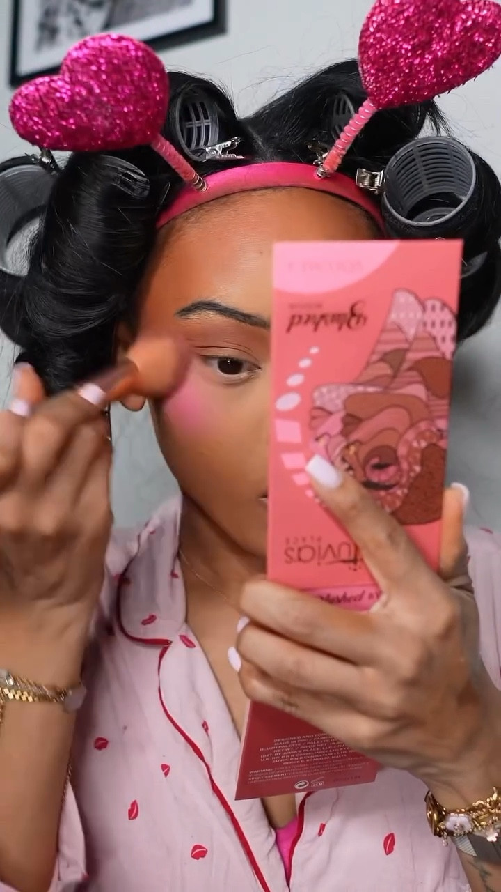 i found the PERFECT Barbie pink blush! this is exactly what i had in mind 🩷💘💓 she’s absolutely beautiful!!! @juviasplace 

#makeup #juviasplace #pinkblush #makeuptutorial #grwmmakeup